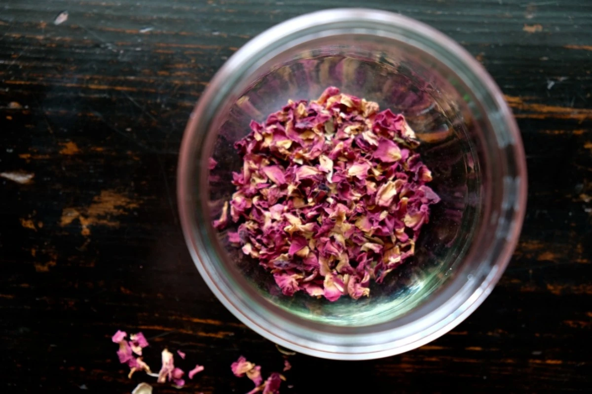 rose glycerite for skincare and culinary use