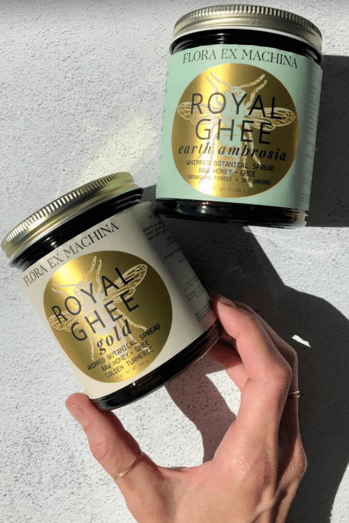 What makes Royal Ghee so special? It's made from the milk of grass-fed, pasture-raised cows, as this ghee will have the highest nutritional benefit. You also want to make sure you’re buying ghee in a glass container, which will ensure the potency and the freshness of your ghee is preserved much better than plastic will and won’t leach chemicals into the ghee.